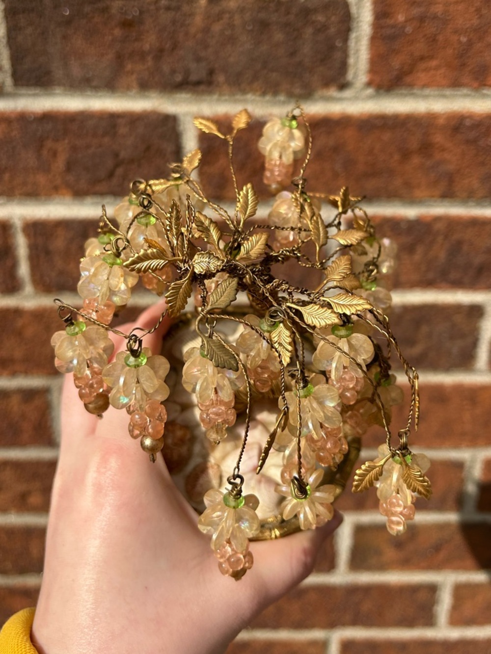 Vintage beaded grape tree - Picture 11 of 12